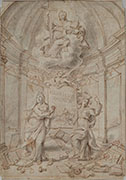 PROJECT FOR THE FRONT PAGE OF DANIELE FARLATI'S VOLUME ILLYRICUM SACRUM, 1751